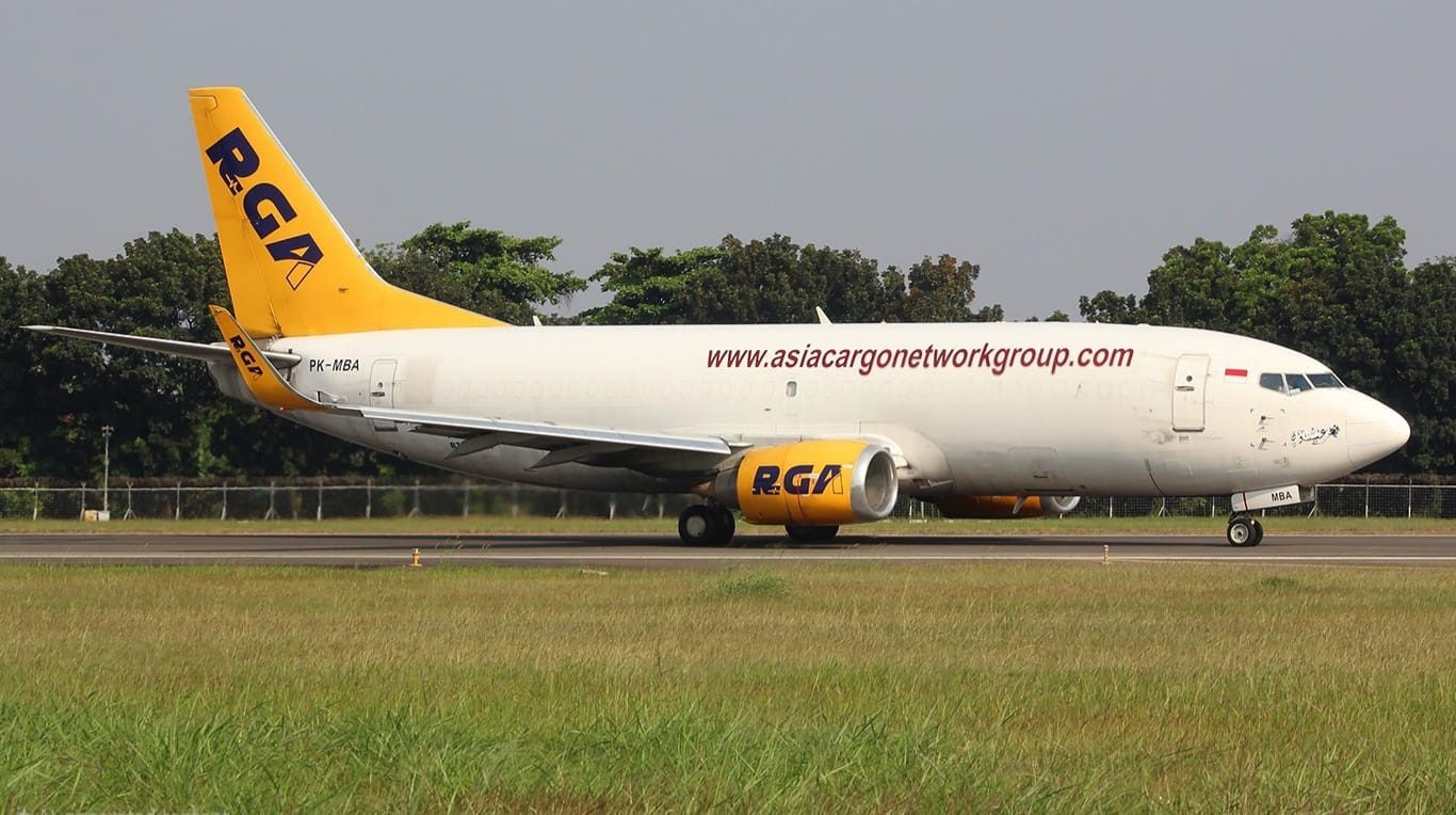 RGA Boeing 737 Freighter PK-MBA